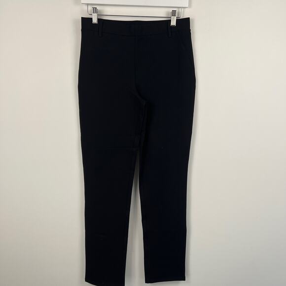 QUINCE Black Ultra Stretch Ponte Straight Leg Pants NWT Size Medium Tall - Picture 6 of 10